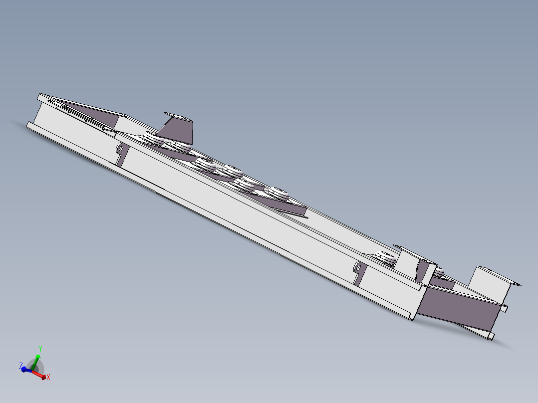 发电机组底架组装图