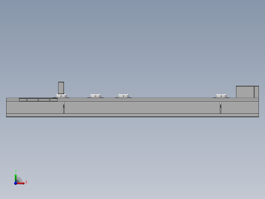 发电机组底架组装图前视缩略图