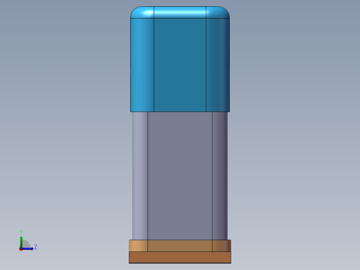 solidworks智能电容器模型左视缩略图