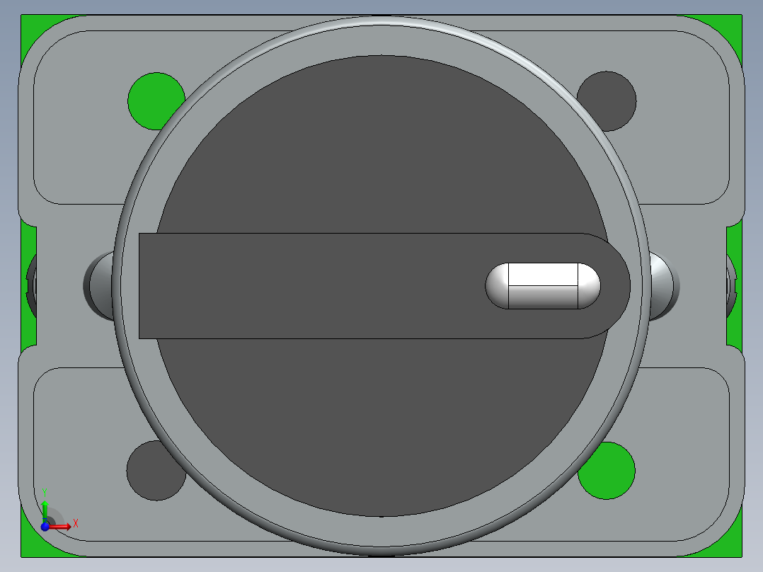 22毫米自动化开关前视图