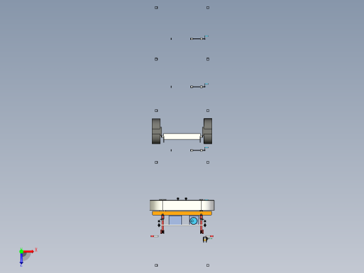 移动式锯木机俯视缩略图