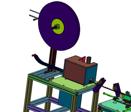 弯针胶壳端子自动供给插入机