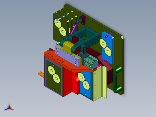 车灯支架螺钉组装治具