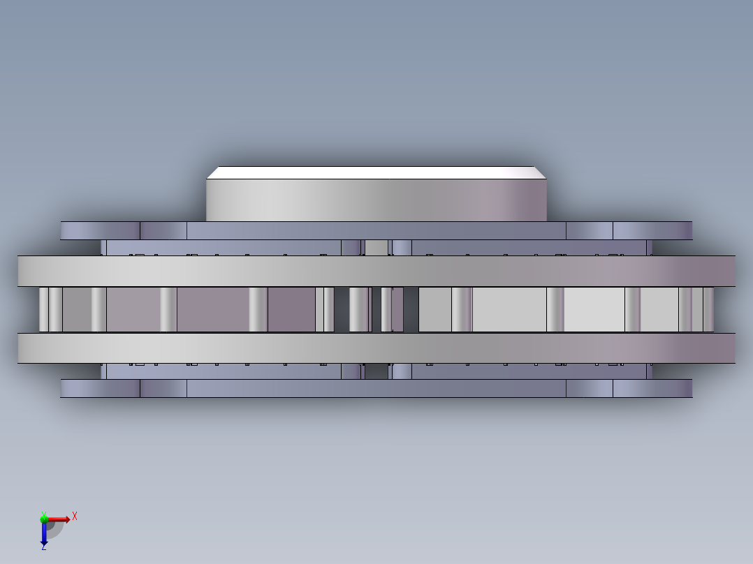 摩擦衬垫俯视图