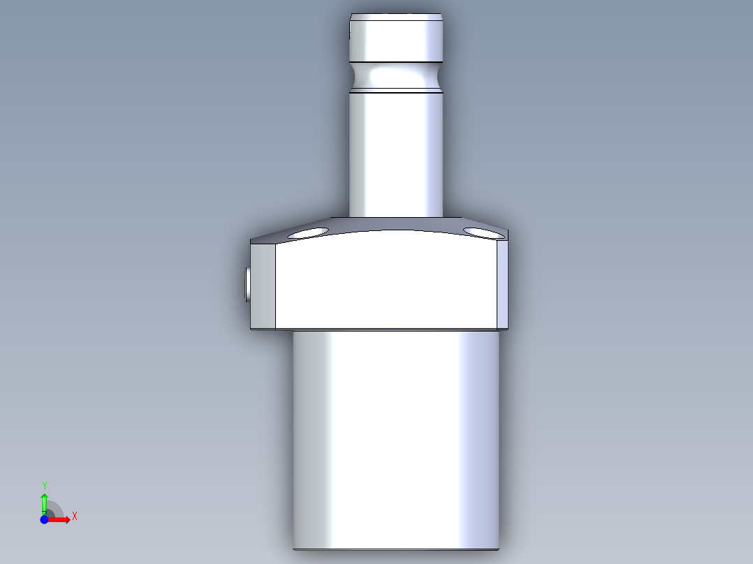 KOSMEKLHA0550-GR-F多系列多零件图纸模型前视图