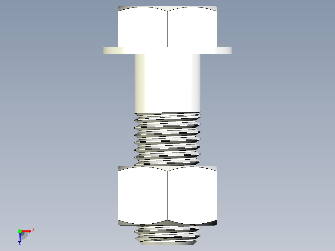 螺栓和螺母-M20 X 2.25俯视图