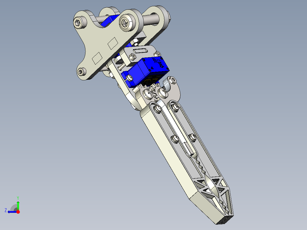 机械爪 3D图纸 (64)右视图