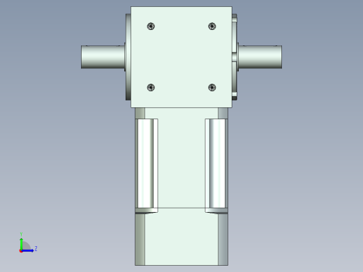 换向器PW70双轴 PLX60-L2 11-60-75-M5.stp左视缩略图