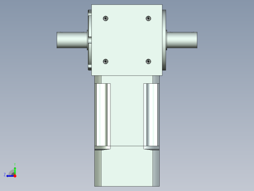 换向器PW70双轴 PLX60-L2 11-60-75-M5.stp右视缩略图
