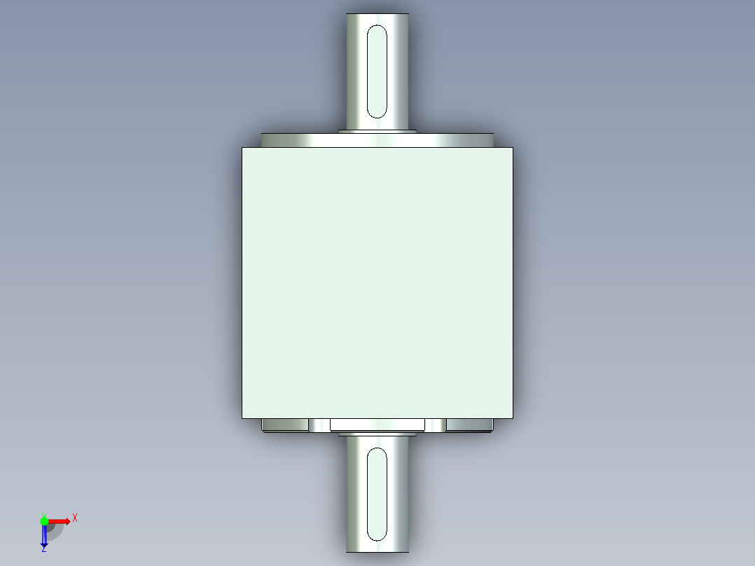 换向器PW70双轴 PLX60-L2 11-60-75-M5.stp俯视图