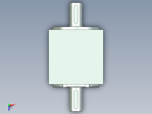换向器PW70双轴 PLX60-L2 11-60-75-M5.stp俯视缩略图