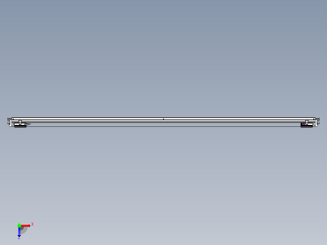 威洛博VL系列3d模型模组2VL17E1Y-S2500俯视图