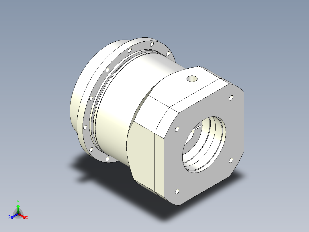 直齿PLH200-L1 42-114.3-200-M12.stp正等轴测图
