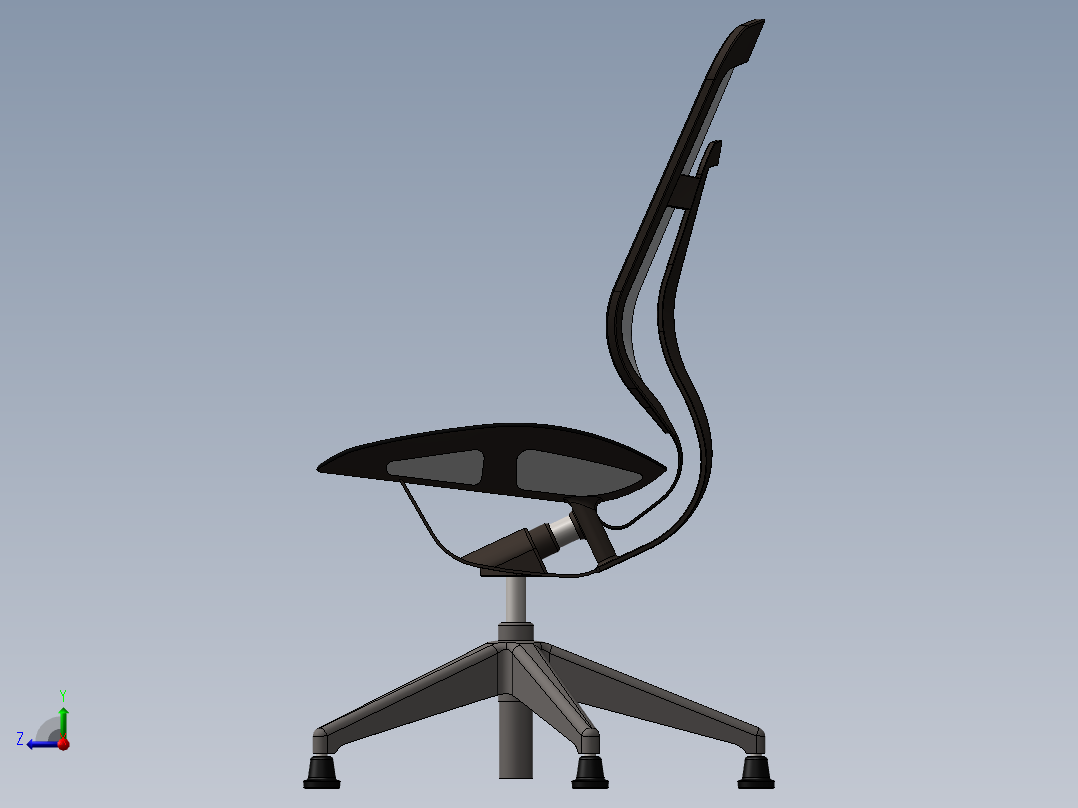 卡门访客椅右视图