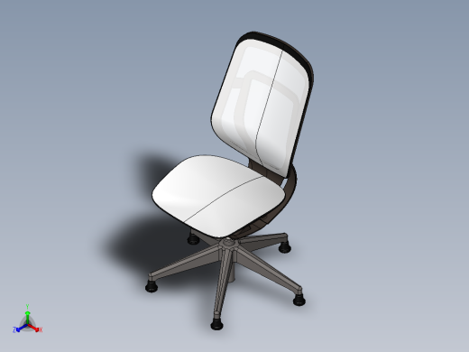 卡门访客椅正等轴测缩略图