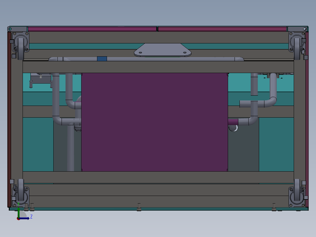 限压式变量叶片泵性能测试试验台液压系统的设计【含图和文档】左视图