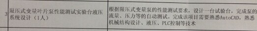 限压式变量叶片泵性能测试试验台液压系统的设计【含图和文档】