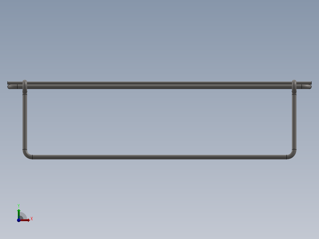 轻型野营烤架前视图