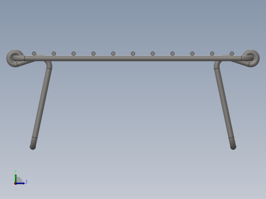 轻型野营烤架左视缩略图