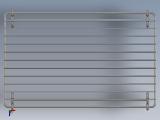 轻型野营烤架俯视缩略图