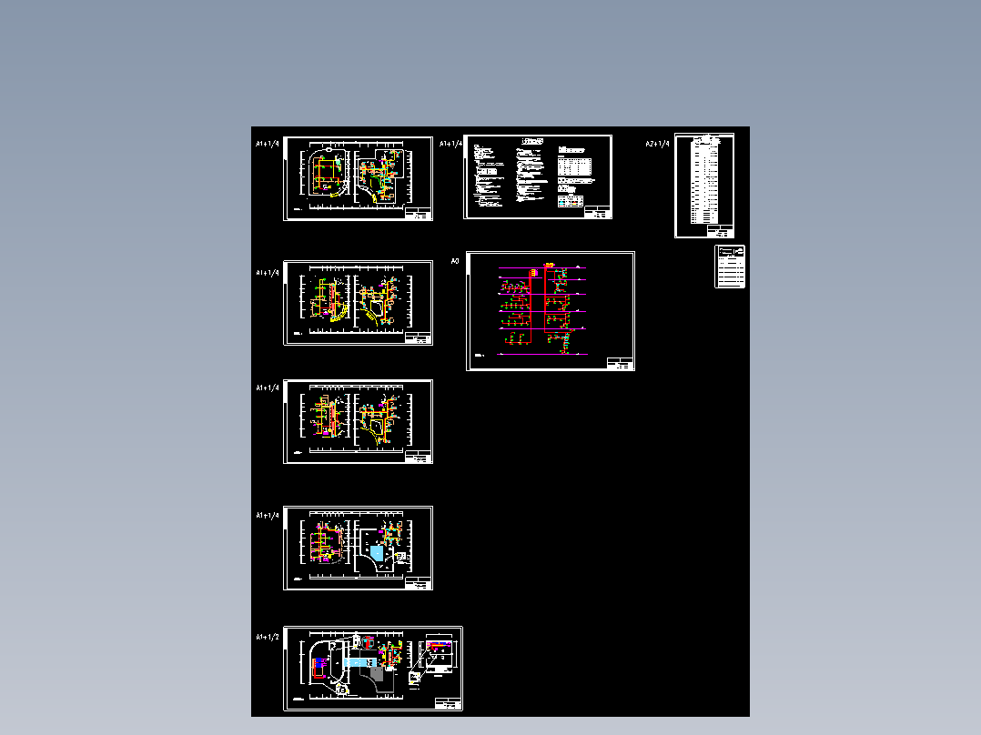 某制药公司综合办公楼多联机设计图