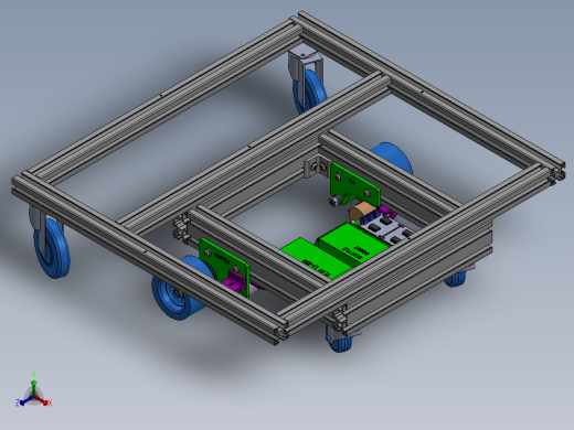 Scuttle 机器人 100k 带框架