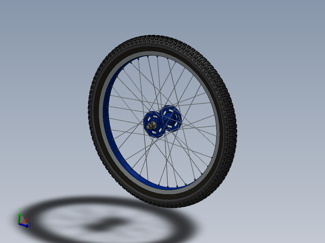 老式自行车前轮