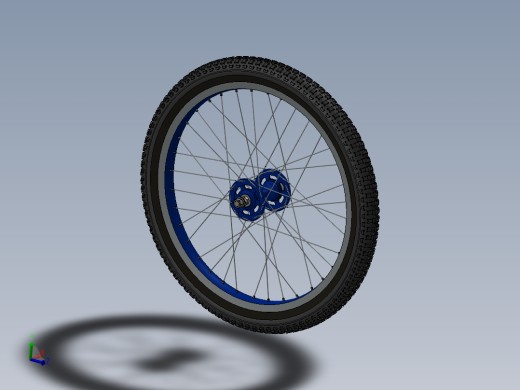 老式自行车前轮