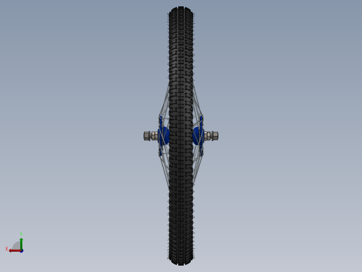 老式自行车前轮后视缩略图