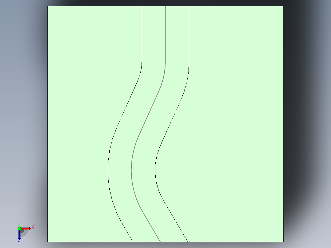 S12 滑板凸轮俯视图