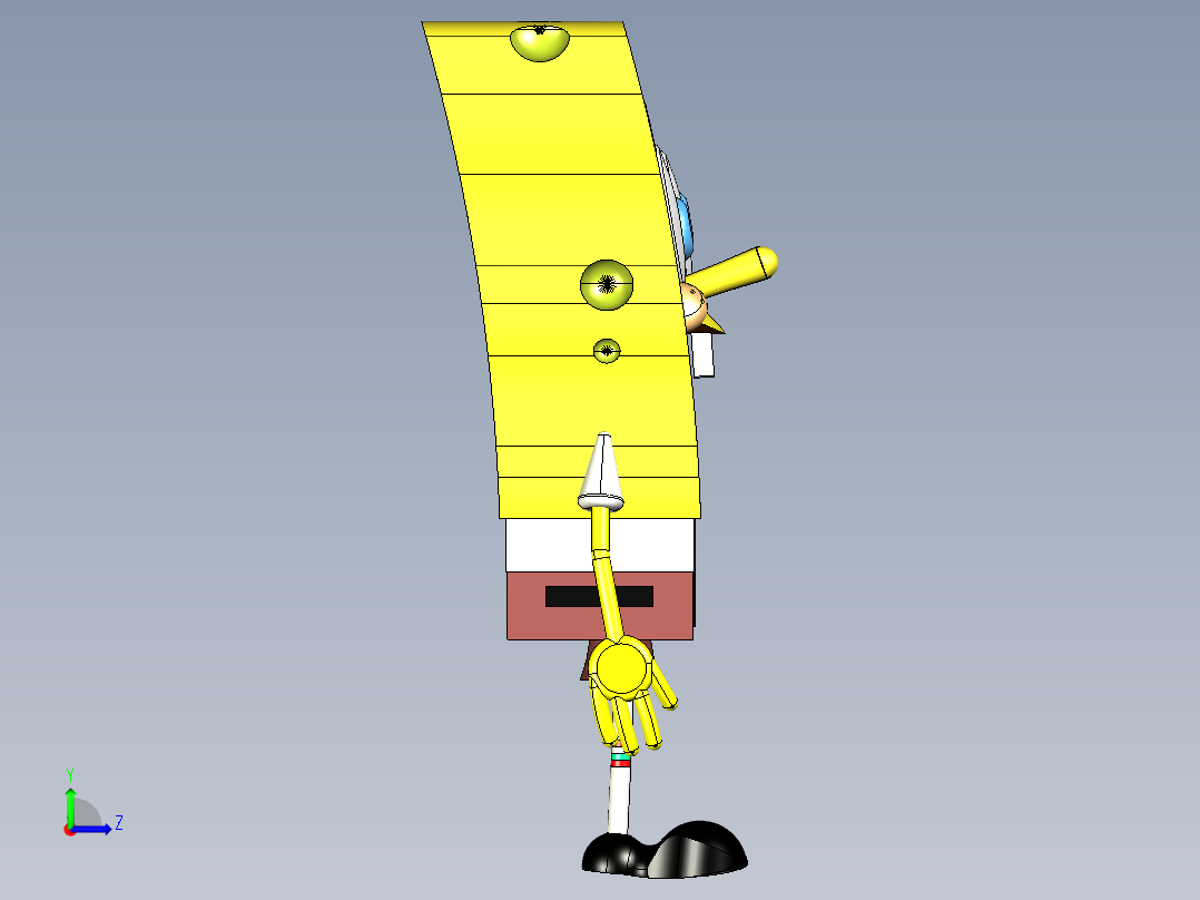 海绵宝宝先生左视图