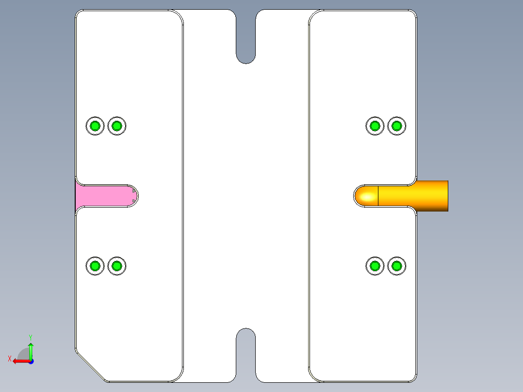 ZX551-B笔记本CNC工装夹具三维模型-CNC9-0910后视图