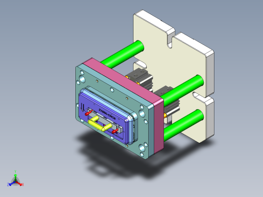 ZX551-B笔记本CNC工装夹具三维模型-CNC9-0910正等轴测缩略图