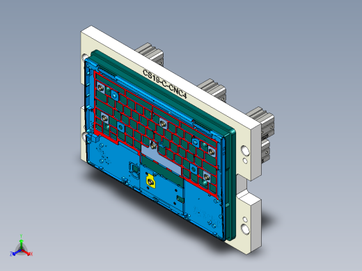 CS19-C-CNC4笔记本CNC工装夹具三维模型-180926
