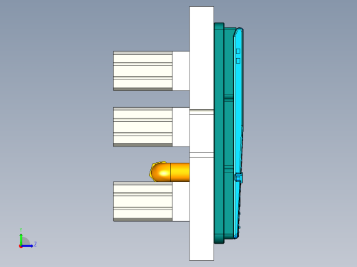 CS19-C-CNC4笔记本CNC工装夹具三维模型-180926左视缩略图