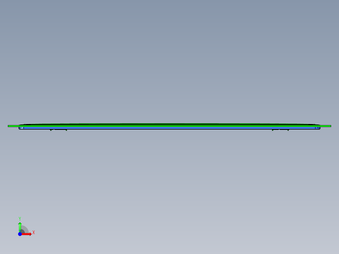 cnc5笔记本CNC工装夹具三维模型前视图