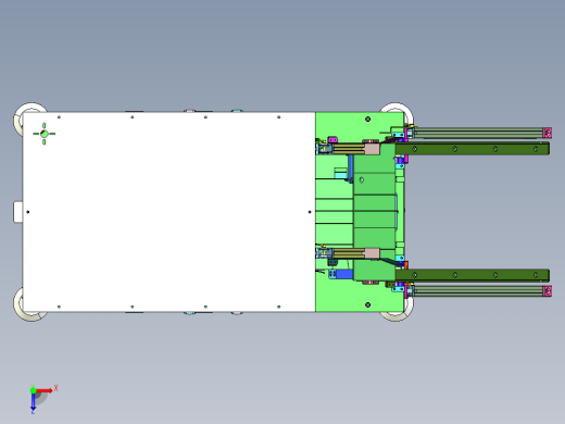 纸片折纸设备step俯视缩略图