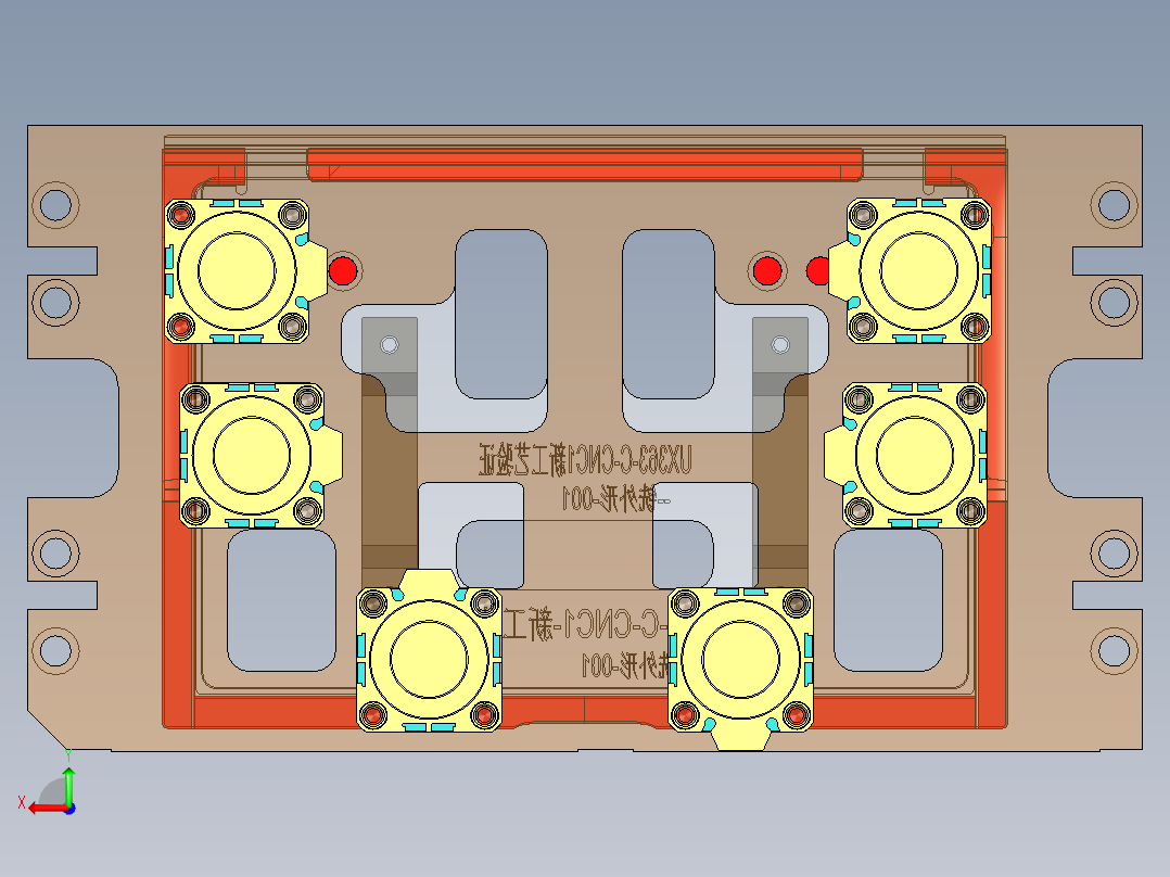 UX363-C-笔记本CNC工装夹具三维模型CNC1-新工艺验证-0103后视图