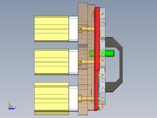 UX363-C-笔记本CNC工装夹具三维模型CNC1-新工艺验证-0103左视缩略图