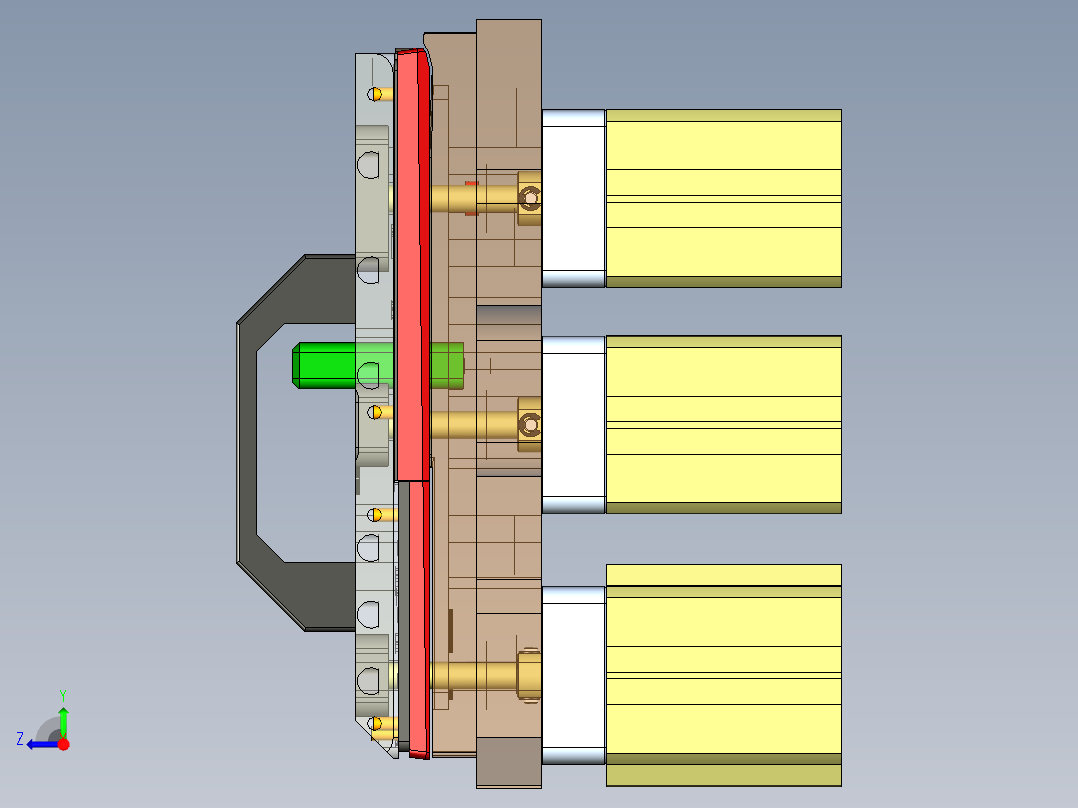 UX363-C-笔记本CNC工装夹具三维模型CNC1-新工艺验证-0103右视图