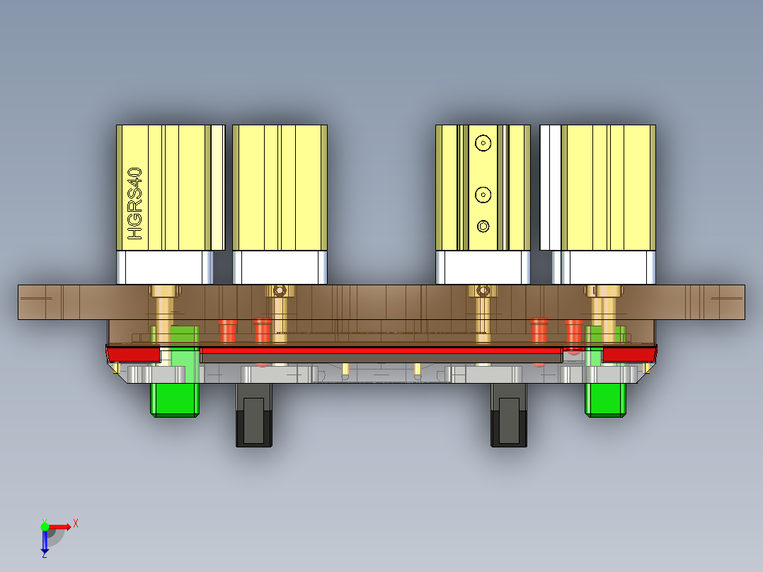 UX363-C-笔记本CNC工装夹具三维模型CNC1-新工艺验证-0103俯视图