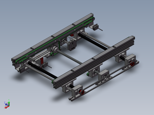 0.6米宽度可调输送机构