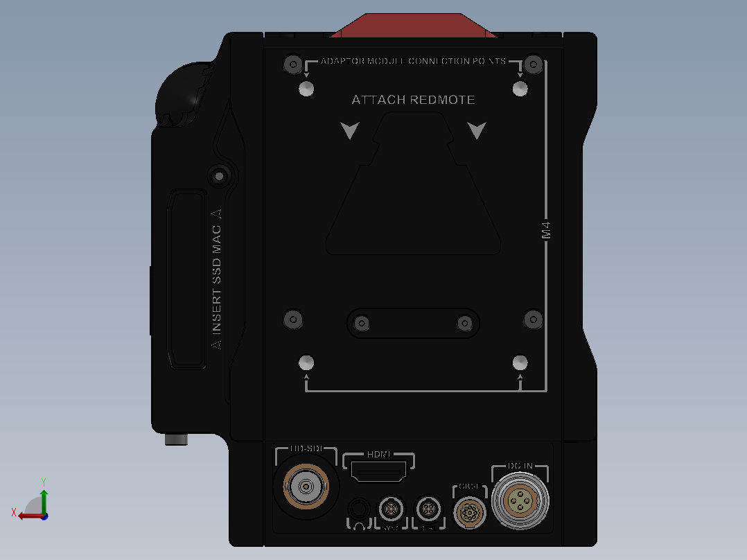 相机、摄像头(46)后视图