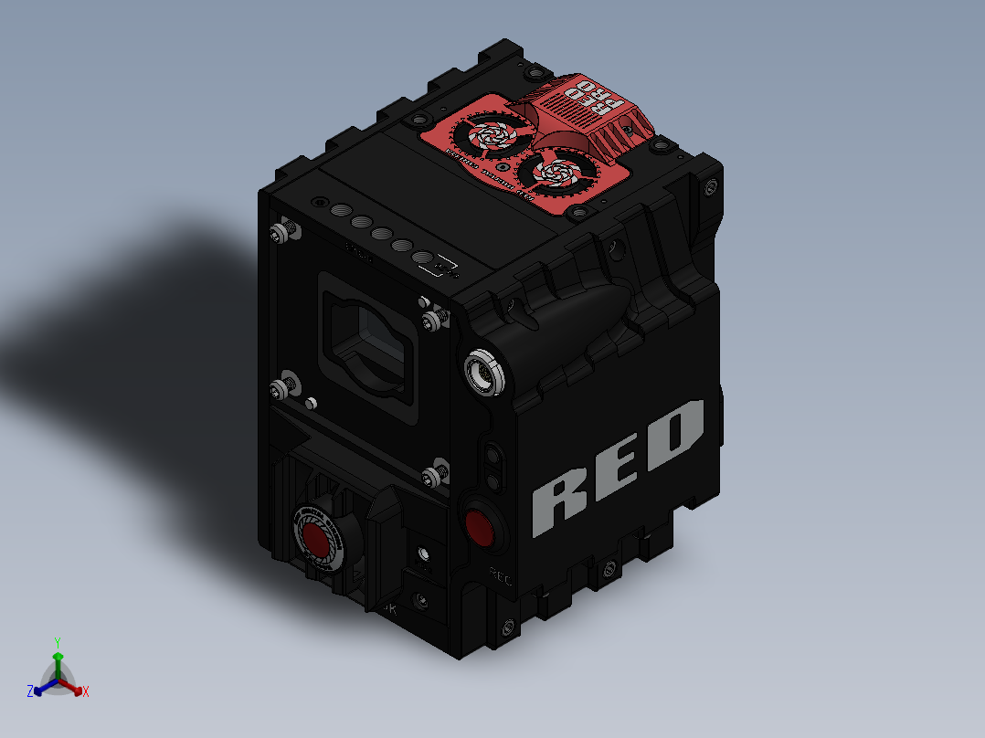 相机、摄像头(46)正等轴测图