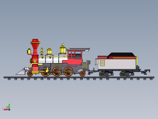 玩具火车后视缩略图