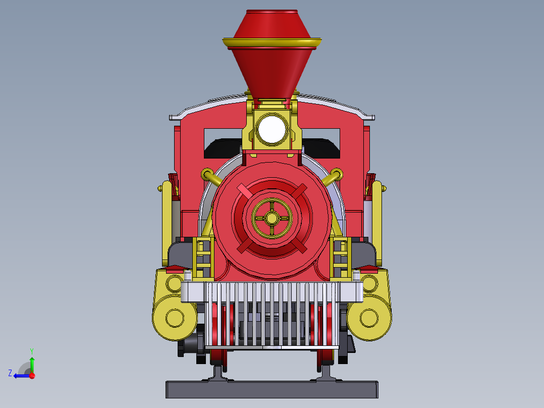 玩具火车右视图