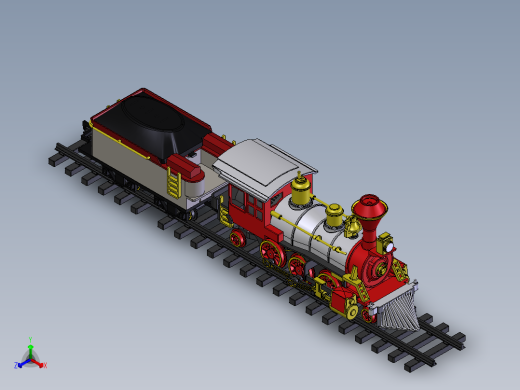 玩具火车正等轴测缩略图
