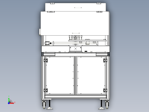 自动焊接机3D模型前视缩略图