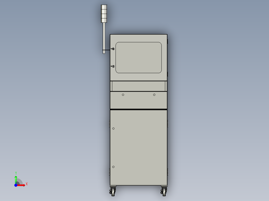 B2004622-移动控制柜前视图