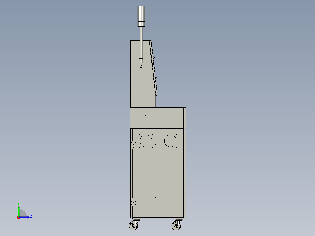B2004622-移动控制柜左视图